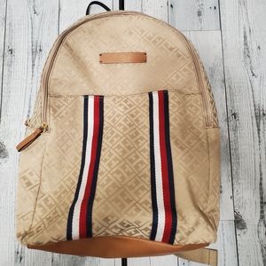Tommy Hilfiger gold backpack